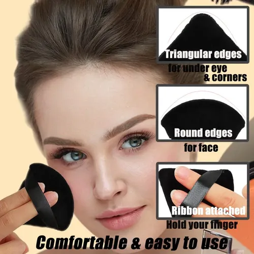 Set De Esponjas Cosméticas Ocim 10 Piezas Triangulares Para