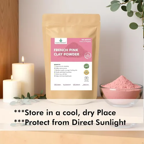 Polvo De Arcilla Rosa Francesa Cosmic Element 4oz