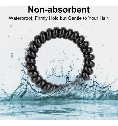 Laços De Cabelo Espirais Jesslab, 10 Pcs, Cores Sortidas
