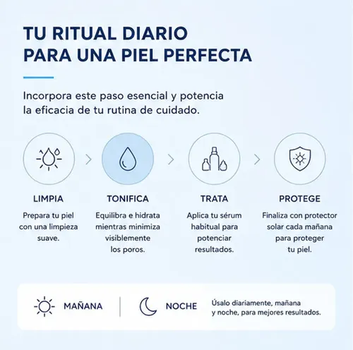 /250 Ml De Tónico Hidratante Que Ilumina Y Minimiza Los Poro