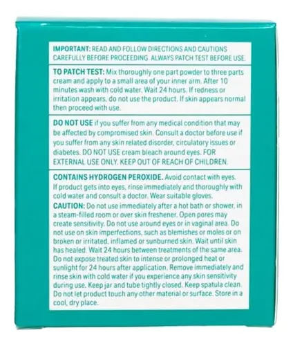 Aclarador De Vello Facial Jolen Creme Bleach Pot, 30 Ml