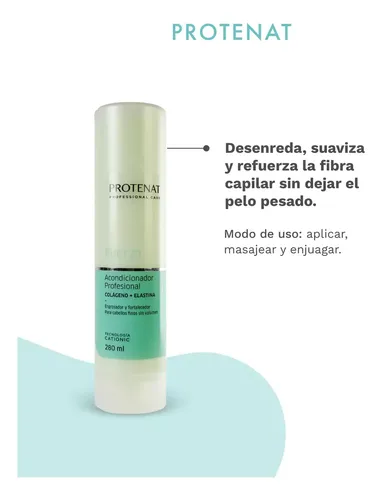 Shampoo 280ml Acondicionador 280ml Tónico 260ml Linea Fuerza