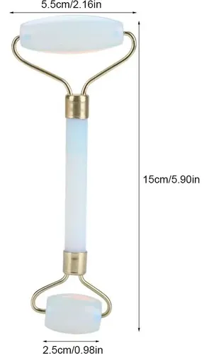 Rodillo De Belleza De Jade Natural Walfront Doble Cabeza