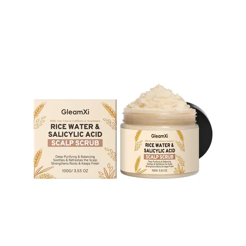 El Exfoliante Para Cuero Cabelludo Gleamxi Hidrata Profundam 100g