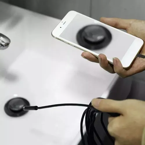 Cámara Endoscopio Sivrock 5m Boroscopio Para Celular LED Sumergible