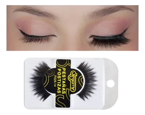 Pestañas Postizas Mink Sintético Enteras Jessamy P225 Color 14