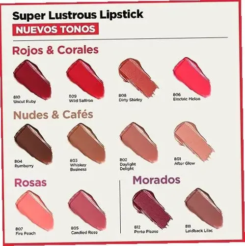 Labial Super Lustrous New Shades Tono Whiskey Business