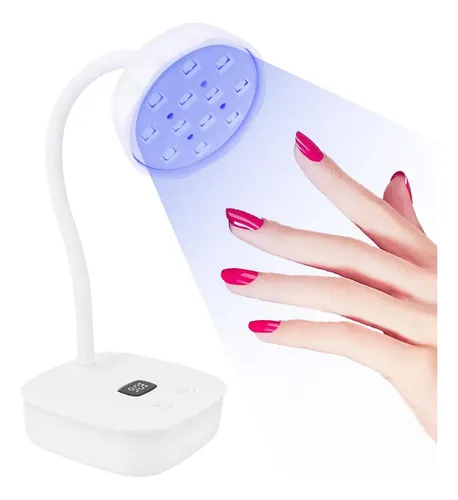 Lámpara Uv Led Recargable Con Sensor Y Temporizador