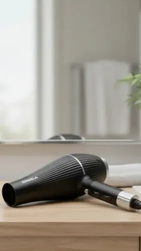 Secador De Pelo 2400w 2 Velocidades 3 Temperaturas Color Negro