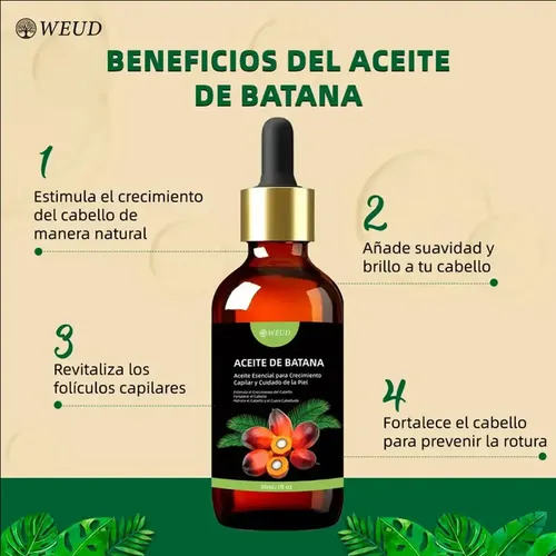 Aceite Para El Crecimiento Del Cabello Weud Ultimate 2pcs
