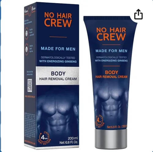 No Hair Crew Crema Depilatoria Body Para Hombres/sin Dolor