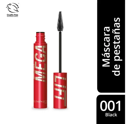 Máscara De Pestañas Rimmel London Megalift Black 001