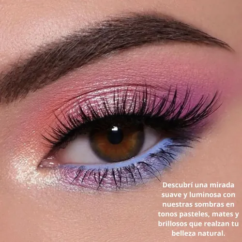 Set Maquillaje Completo Tonos Pastel Look Luminoso Radiante