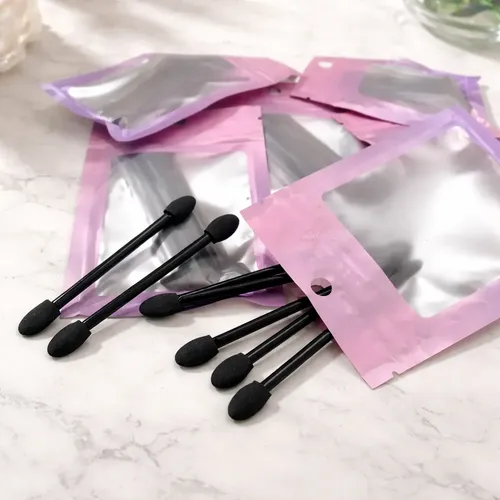 Aplicador De Maquillaje Doble Punta X Mayor X 12 Set De 5u.