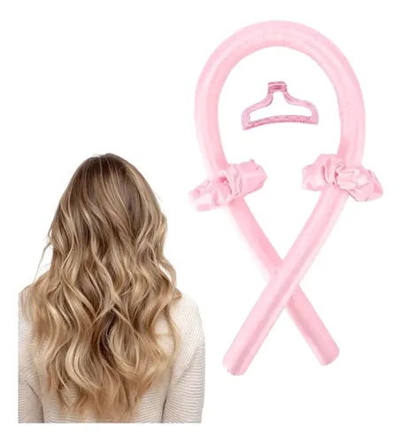 Set Rizador Buclera Ondas Perfectas Nuevo Rosa