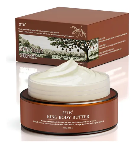 Manteca Corporal Utk King Men 100 G De Azahar Leñoso