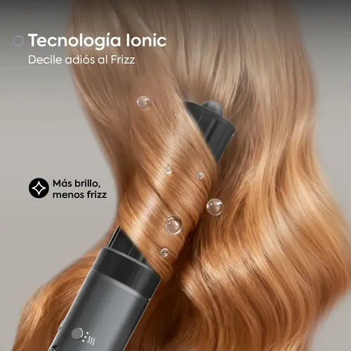 Secador de Pelo Moldeador Iónico 4 en 1 Cepillo Rizador Multi Styler Multifuncion Cabezales Femmto Ventus Styler