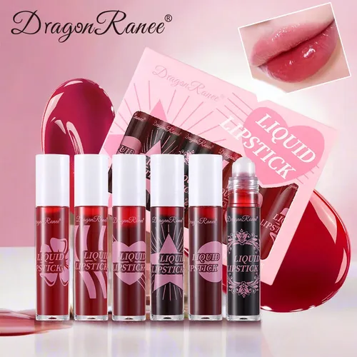Set De 6 Labiales Hidratantes Con Brillo Dragon Ranee