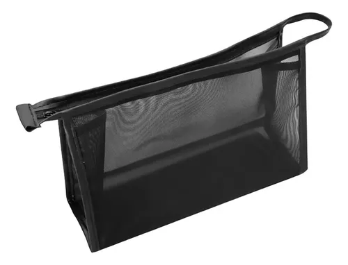 Cw Bolsa De Maquillaje De Malla Transparente, Bolso De Belle