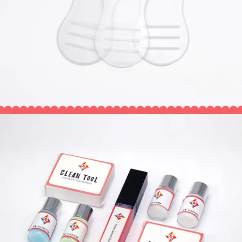 Kit De Lifts De Pestañas Con Almohadillas De Gel De Resina