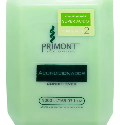 Primont Acondicionador Super Acido Teñidos Peluquería 5lt 3c