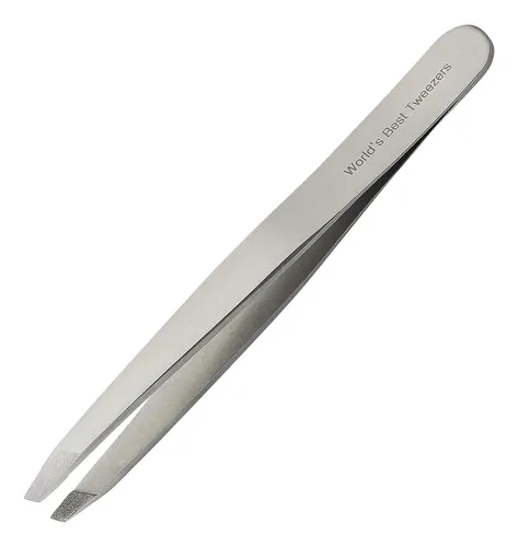 Pinza De Diamante Regine Suiza Diamond Slant Tip Para Cejas