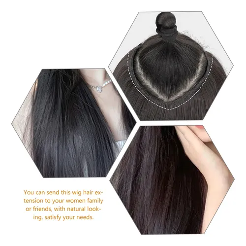 Extensión De Cabello Largo Para Mujer, Con Clip, Cabello Par