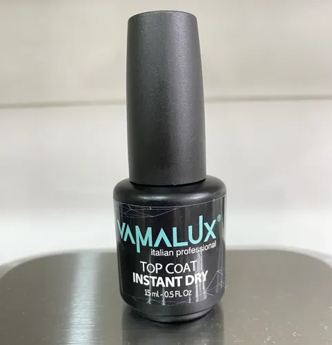 Esmalte Uñas Top Coat Vamalux Brillo Extremo Secado Rapido