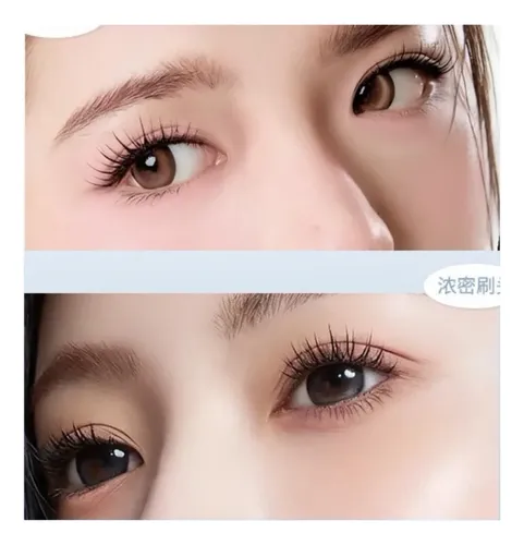 Rímel Mascara De Pestañas Doble Cepillo Volumen Rizado Nuevo