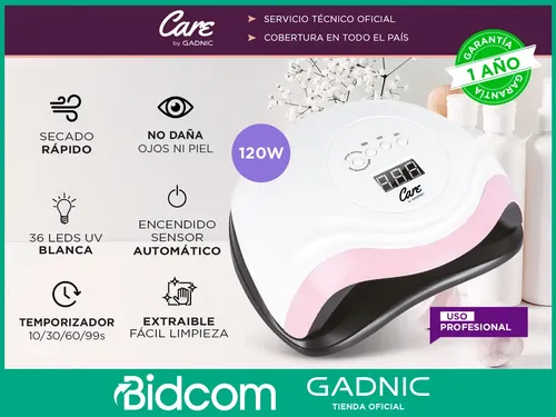 Cabina Led Uv Gadnic 120w Sensor Inteligente Temporizador