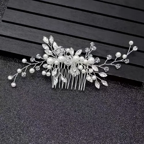 Peineta Normal (tocado De Novia), Peineta Con Diamantes De I