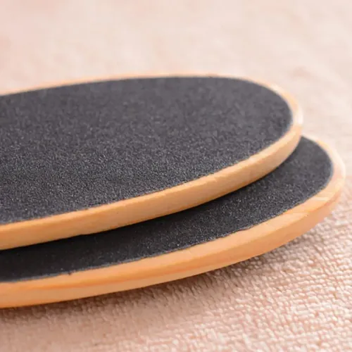 2 Piezaslimas Para Pies Doble Cara De Madera Pedicura Z //