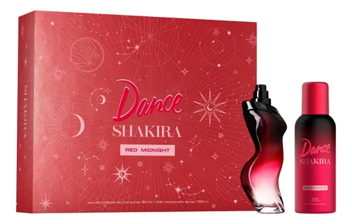 Perfume Mujer Shakira Dance Red Midnight Edt 80ml + Deo Set