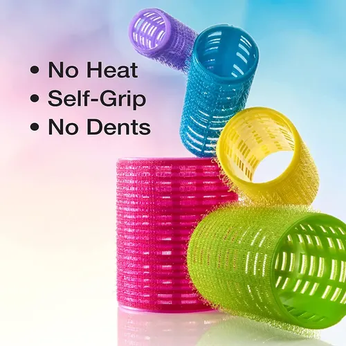 Rulo Para Cabello Conair Voluminous Curls Tamaño Asorted Sizes Color Rosa Chicle – Pack X 31 Unidades