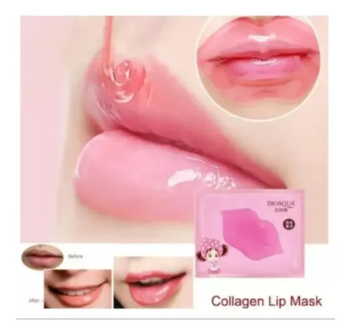 100 Mascarilla Parche Hidratante Labios Y Ojeras Colageno