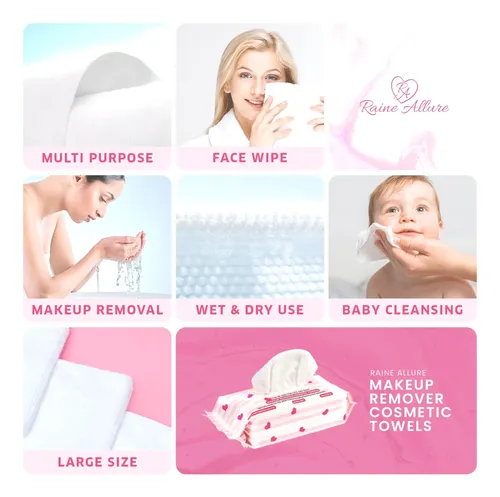 Toallas Cosméticas Desmaquillantes, Reutilizables