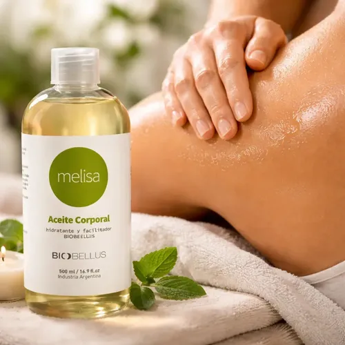 Aceite Corporal Masajes Melisa Relajante Biobellus 500ml