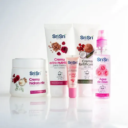 Crema Para Manos Extra Nutritiva Rosas Y Almendras Sri Sri Tattva X 100g