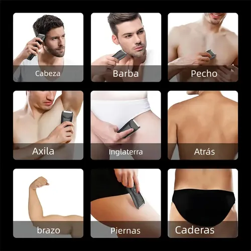 Depiladora Zona Íntima Recargable