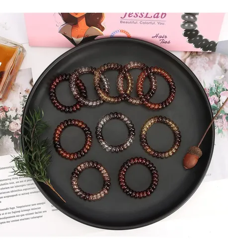 Tiras De Cabello En Espiral Jesslab, Set 10 Pcs, Sin Daño