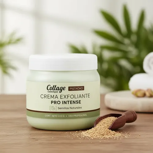 Crema Exfoliante Semilla Natural Blend Pistacho 500g Collage