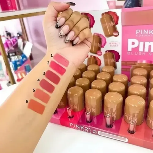 Rubor En Barra Blush Stick Pink 21 Tono del maquillaje Tono 01