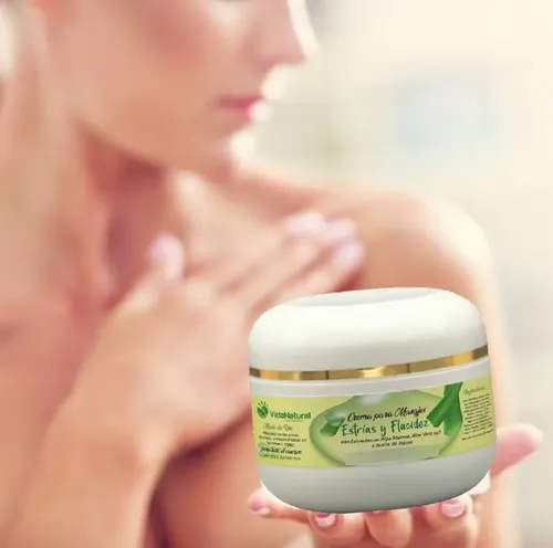 Crema Para Estrias Y Flacidez Incrementa Colageno Tonifica