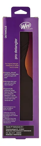 Cepillo Para Cabello Wet Brush Pro Detangler Oval Negro