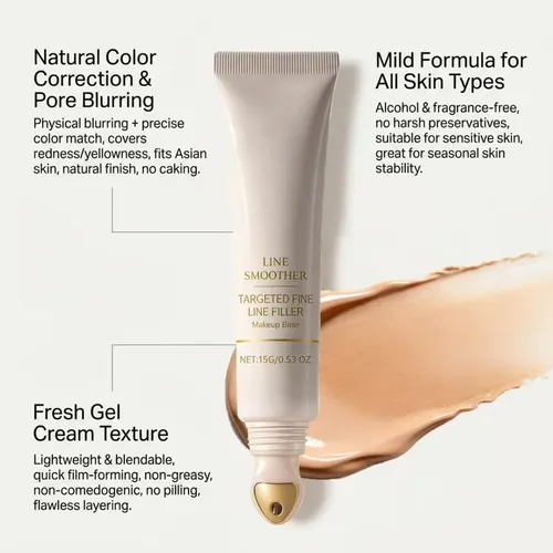 1, Prebase For Piel Suave, Ajuste Transparente Natural,