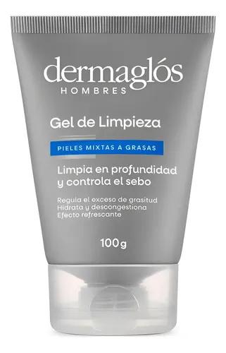 Gel De Limpieza Dermaglós Hombres Refrescante 100g