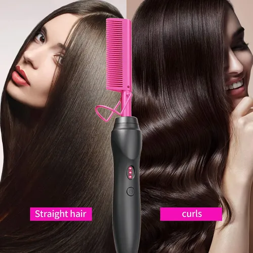 Plancha De Pelo Con Peines Calientes Eléctricos Budigl