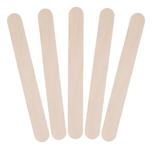 Craft Wood Sticks, Espátula Para Encerar Qudaily, 500 Unidad