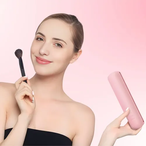 Estuche Para Brochas Maquillaje Silicona Cierre Magnético