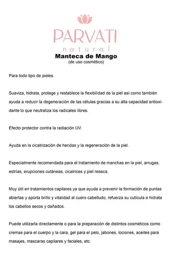 Manteca De Mango 50grs